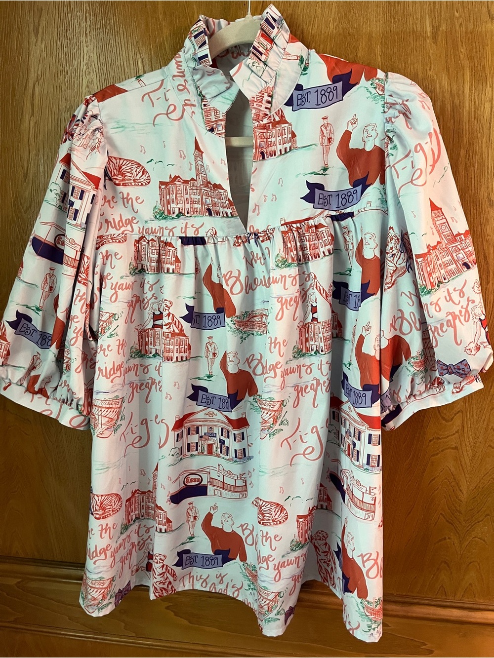 Sz 2XL Smith & Quinn LSU Tigers Toile Top